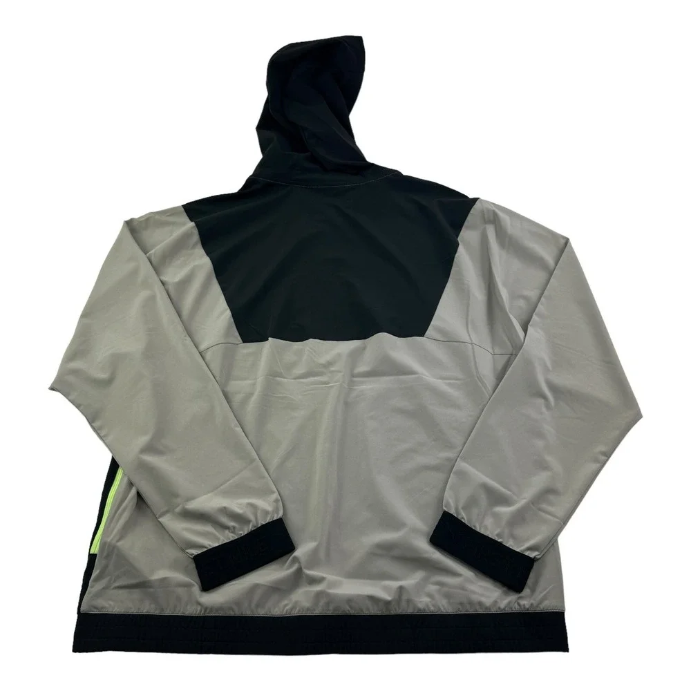 NWT Puma x First Mile Gray DryCell Full Zip Hooded Stretch Blend Active Jacket L